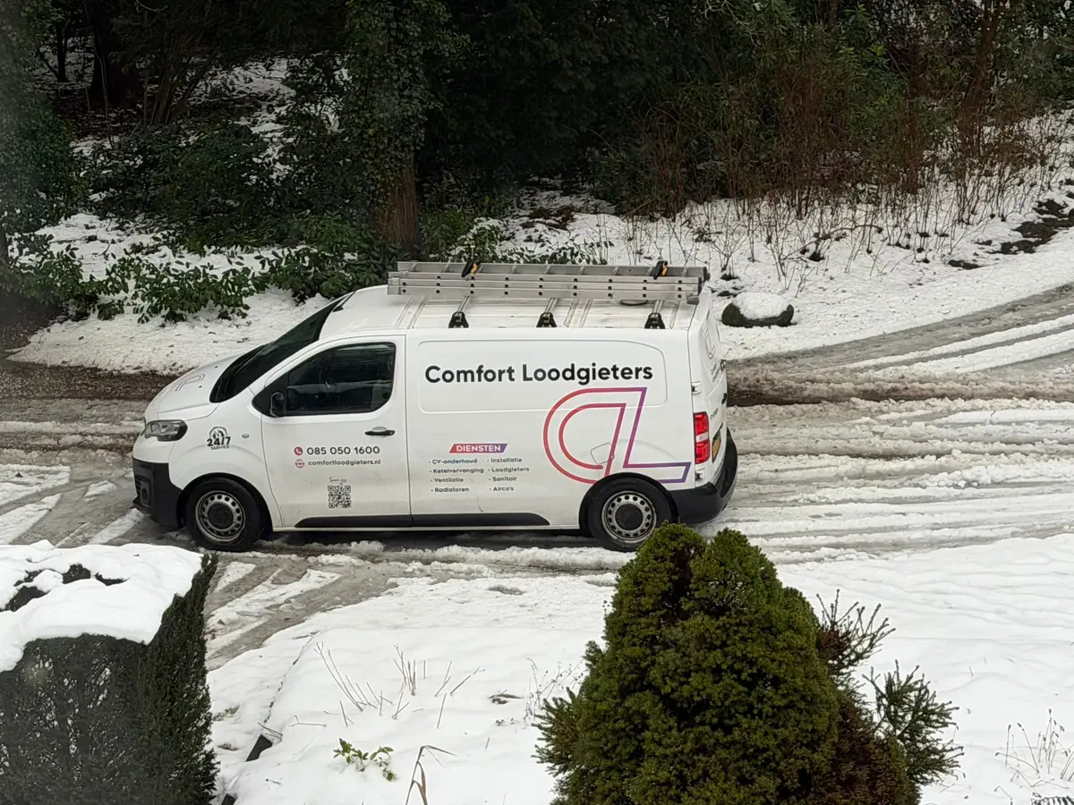 Servicebus van ComfortCV voor CV-ketel spoedservice in Amsterdam